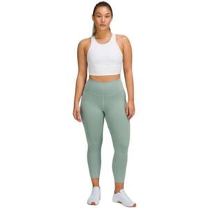 Lululemon Wunder Train Contour Fit Misty Glade Green size 6